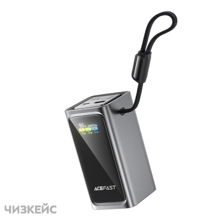 Внешний аккумулятор AceFast M33 20000 mAh (2USB-C + 1USB-A, LED, PD 100W) черный
