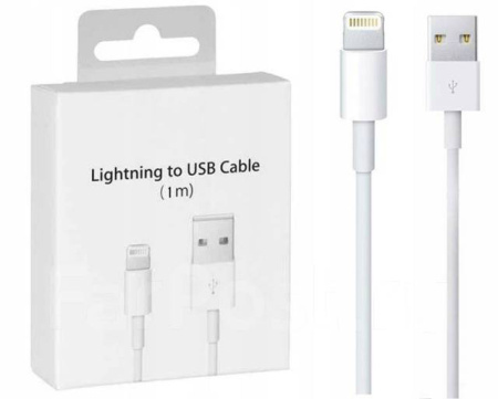 USB-кабель Apple USB-A/Lightning 1 м белый