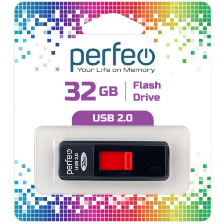 USB-накопитель 32 GB Perfeo S03 черный