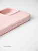 Чехол Mikalen Silicone iPhone 15 Pro Max розовый песок