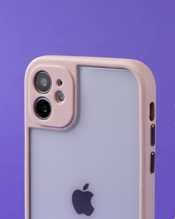 Чехол- накладка Breeze iPhone 13 розовый