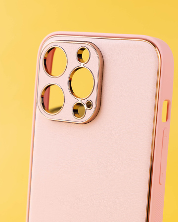 Чехол- накладка Glam iPhone 12 Pro бледно-розовый
