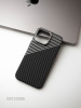 Чехол Luxo Life+ Carbon Magsafe Samsung S24 Ultra черно-серый