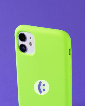 Чехол- накладка Apple Simple Case iPhone X/XS ярко-зеленый