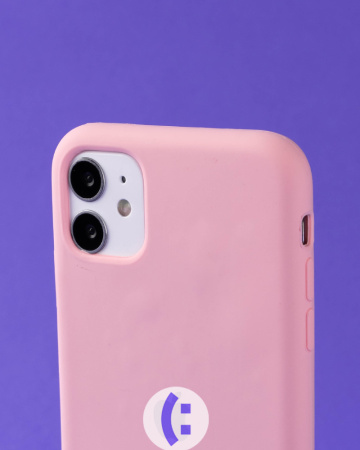Чехол- накладка Apple Simple Case iPhone 12/iPhone 12 Pro розовый