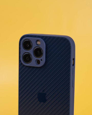 Чехол- накладка Business iPhone 13 Pro темно-синий