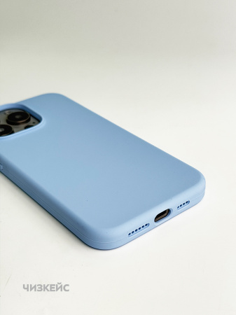Чехол для iPhone 13 Pro Max в Иркутске с доставкой по России по цене 449 ₽ | Интернет-магазин Chizcase Чехол Палитра MagSafe iPhone 13 Pro Max небесно-голубой