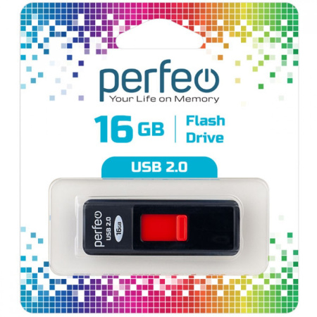 USB-накопитель 16 GB Perfeo S03 черный