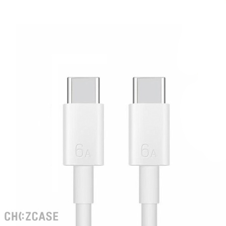 USB-кабель Xiaomi Type-C/Type-C 6A Fast Charging Data Cable (6A, 65W) 1м белый