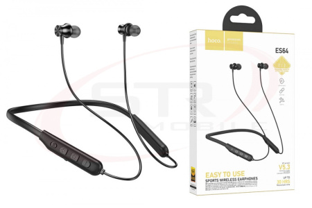 Наушники беспроводные Hoco ES64 Easy Sound (Bluetooth, дуга) черный