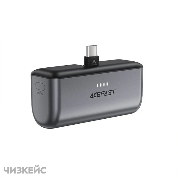 Внешний аккумулятор AceFast M9 5000 mAh (1USB-C, PD 20W) черный