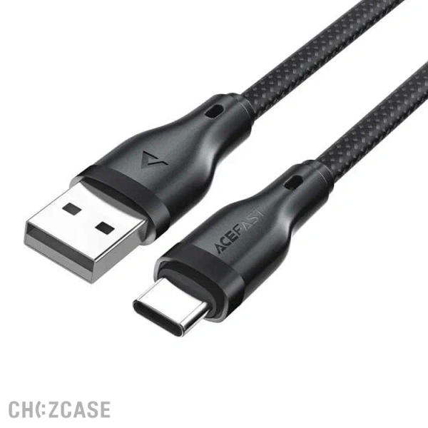 USB-кабель AceFast C8-04 Type-C (3A, 60W) 1.2 м черный