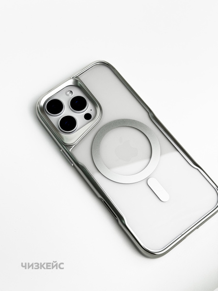 Чехол Эверест MagSafe iPhone 11 серебро