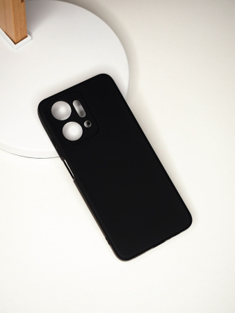 Чехол- накладка Silicone Cover Honor X7a/X7a Plus черный