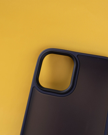 Чехол- накладка Fusion iPhone 12 Pro Max темно-синий