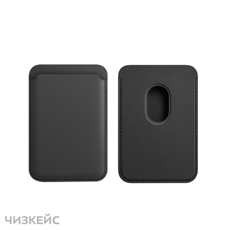 Картхолдер Apple Magsafe Leather Wallet One черный