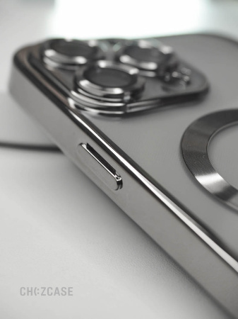 Чехол- накладка Притяжение iPhone 15 Pro Max титан