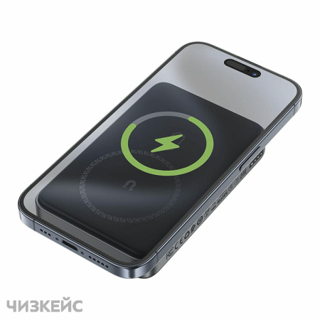 Внешний аккумулятор AceFast M10 10000 mAh (1USB-C, PD 30W, Magsafe 15W) черный