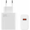 СЗУ Xiaomi Mi (120W, USB-A) + кабель Type-C белый