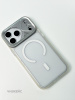 Чехол Марафон iPhone 17 Pro Max/18 Pro Max MagSafe белый
