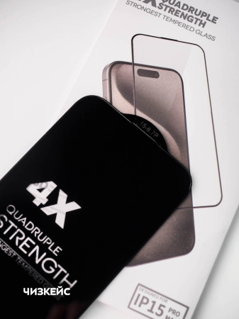 Защитное стекло SG-01 SUPGLASS iPhone 16 Pro Max черный