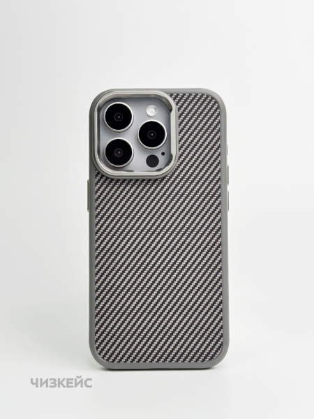 Чехол Мафия MagSafe iPhone 16 Pro Max серый Чехол Мафия MagSafe iPhone 16 Pro Max серый