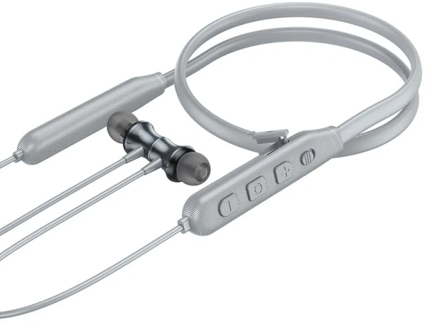 Наушники беспроводные Hoco ES64 Easy Sound (Bluetooth, дуга) серый