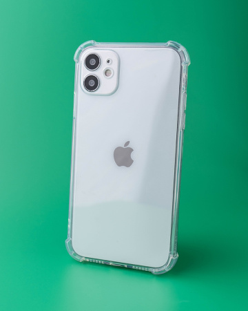 Чехол- накладка PP усиленный iPhone 12 mini силикон прозрачный