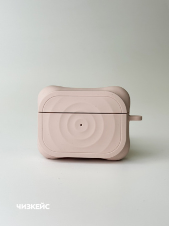 Чехол Волна Apple AirPods 4 розовый песок