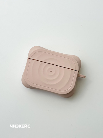 Чехол Волна Apple AirPods 4 розовый песок