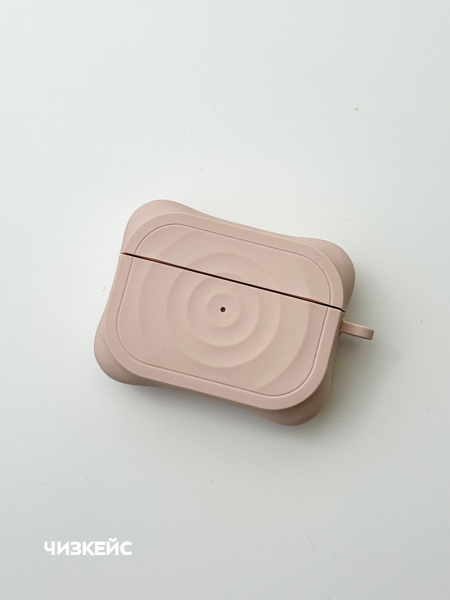 Чехол Волна Apple AirPods 4 розовый песок