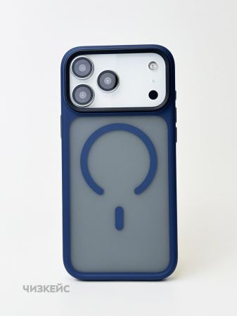 Чехол MOSBROS Comfortable Magsafe iPhone 17 синий