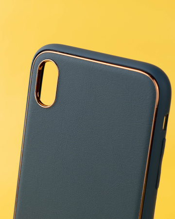 Чехол- накладка Glam iPhone XR синий