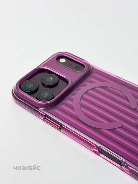 Чехол Терминал iPhone 17 Pro/18 Pro MagSafe бордовый