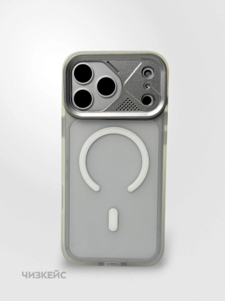 Чехол Марафон iPhone 17 Pro Max/18 Pro Max MagSafe белый