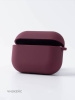 Чехол Apple AirPods 4 Silicone Case бордо