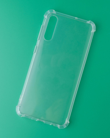 Чехол- накладка PP усиленный Samsung S20 силикон прозрачный