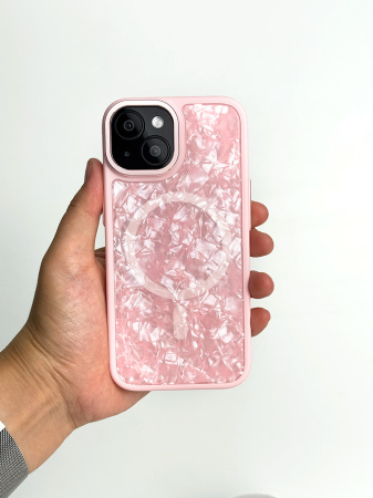 Чехол Фруктовый лед iPhone 15 розовый