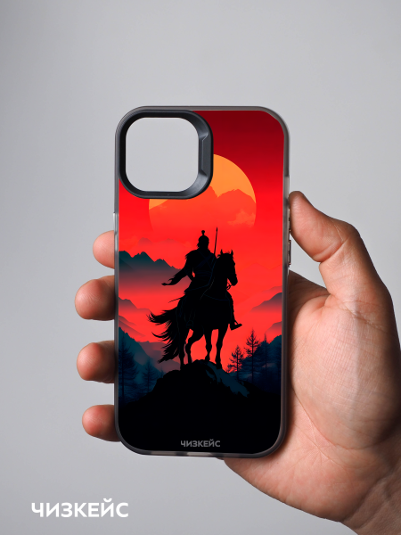 Чехол Чизкейс iPhone 11 Победитель черный