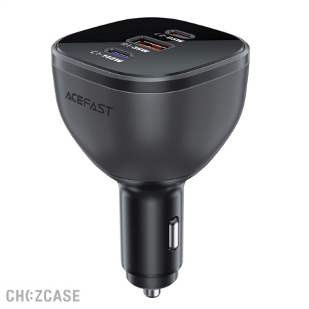 АЗУ-USB AceFast B14 (1USB-A, 2USB-C, 3.0A, QC3.0, PD 165W) черный