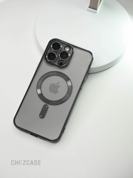 Чехол- накладка Притяжение iPhone 15 Pro черный