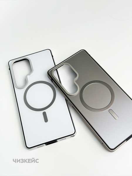 Чехол Хай-тек Samsung S25 Ultra MagSafe серый