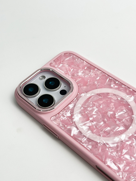 Чехол Фруктовый лед iPhone 16 Pro Max розовый