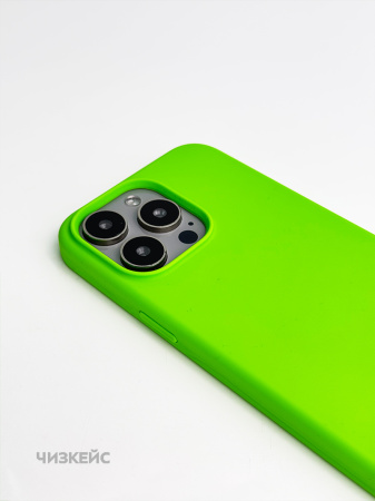 Чехол для iPhone 14 Pro Max в Иркутске с доставкой по России по цене 599 ₽ | Интернет-магазин Chizcase Чехол Палитра MagSafe iPhone 14 Pro Max ярко-зеленый