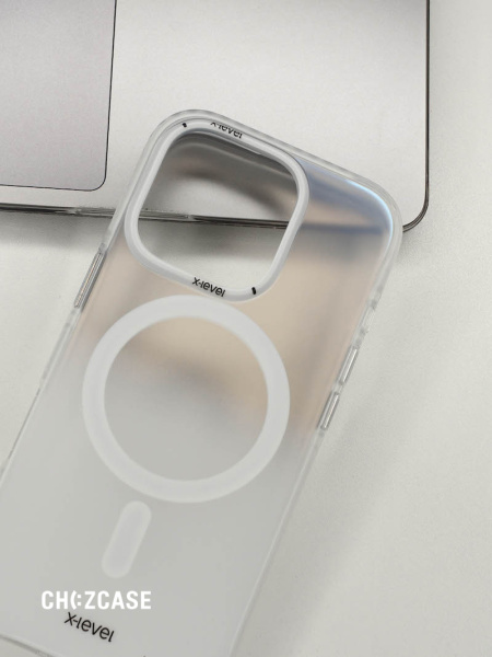 Чехол X-LEVEL Colorful iPhone 15 Pro белый