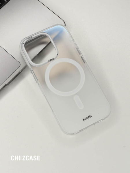 Чехол X-LEVEL Colorful iPhone 15 Pro белый