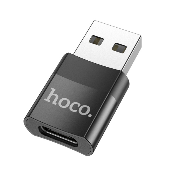 Переходник HOCO UA17 Type-C/USB-A 2.0 черный