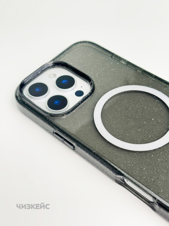 Чехол Звездопад iPhone 16 MagSafe черный