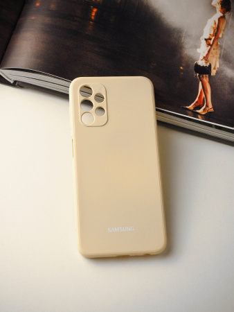 Чехол- накладка Silicone Cover Samsung A24 4G белый