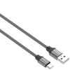 USB-кабель LDNIO LS442 Type-C (2.4А) 2 м серый